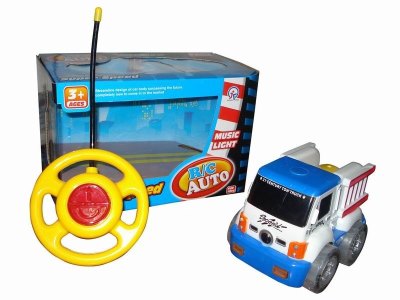 2FUNCTION R/C FIRE TRUCK W/6LIGHT&MUSIC ，BLUERED，NOT INCLUDE BATTERY - HP1041866