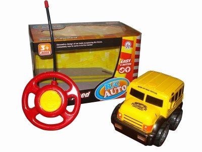 2FUNCTION R/C BUS W/2 LIGHT ，YELLOW/RED，NOT INCLUDE BATTERY - HP1041874