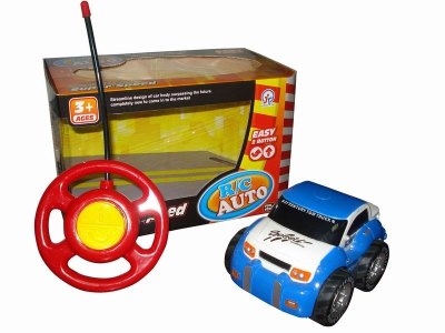2FUNCTION R/C TRUCK W/2 LIGHT ，BLUE/RED，NOT INCLUDE BATTERY - HP1041876