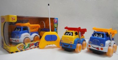 2FUNCTION R/C TRUCK W/LIGHT&MUSIC ，YELLOW/BLUE - HP1041904
