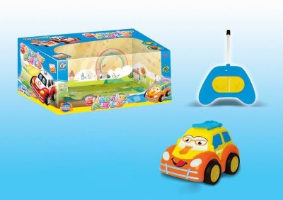2FUNCTION R/C CARTOON CAR  BETWEEN YELLOW AND ORANGE - HP1041916