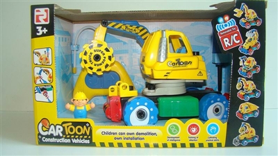 R/C 2 CHANNELS CARTOON TRUCK W/LIGHT & MUSIC - HP1042126