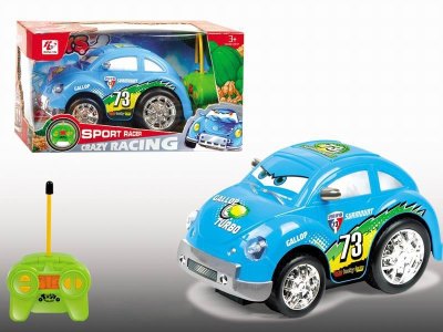 4 FUNCTION R/C CARTOON BETTLE CAR W/LIGHT & MUSIC - HP1042292
