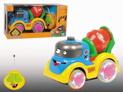 2 FUNCTION R/C CARTOON CONSTRUCTION CAR W/MUSIC & LIGHT - HP1042299