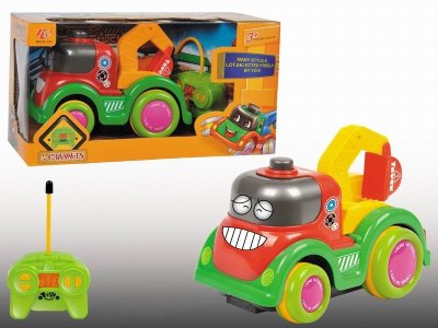 4 FUNCTION R/C CARTOON CONSTRUCTION CAR W/MUSIC  - HP1042300