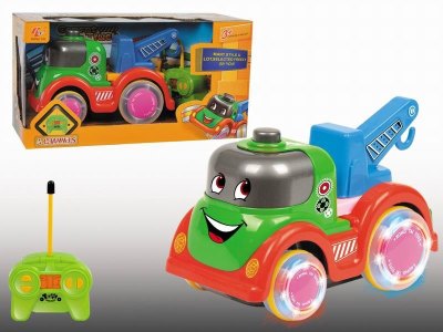 4 FUNCTION R/C CARTOON CONSTRUCTION CAR W/MUSIC & LIGHT - HP1042301