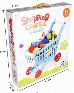 SHOPPING CARTS,BLUE,52PCS FRUIT - HP1042369