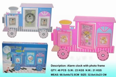 ALARM CLOCK W/PHOTO FRAME - HP1042371