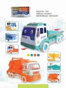FRICTION FLAT CAR W/FREE WAY PIRATE BOAT - HP1042419