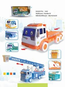 FRICTION CONSTRUCTION CAR W/FRICTION FIRE ENGINE CAR - HP1042442