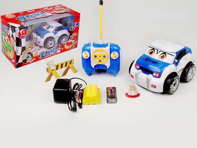 4 FUNCTION R/C 360 °STUNT CARTOON TAXI W/LIGHT  - HP1042474