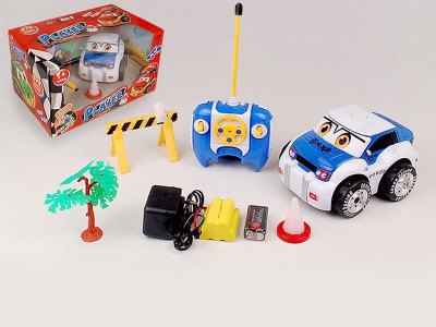4 FUNCTION R/C 360 °STUNT CARTOON TAXI W/LIGHT  - HP1042596