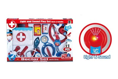 11 PCS DOCTOR SET W/LIGHT & MUSIC - HP1042633