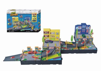 CITY COMBO W/4 DIE-CAST CAR  - HP1042728