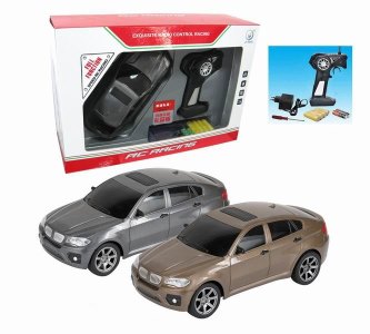 1:18 4FUNCTION R/C CAR W/LIGHT BROWN/RED - HP1042755