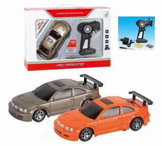 1:24 4FUNCTION R/C CAR W/LIGHT BROWN/YELLOW - HP1042757