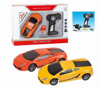 1:24 4FUNCTION R/C CAR W/LIGHT ORANGE/YELLOW - HP1042759