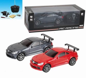 1:18 4FUNCTION R/C CAR W/LIGHT RED/SILVER - HP1042769