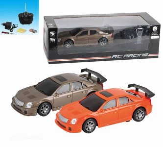 1:24 4FUNCTION R/C CAR W/LIGHT SILVER/ORANGE - HP1042786