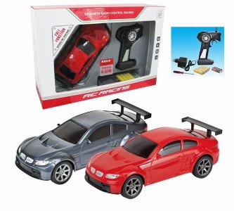 1:18 4FUNCTION R/C CAR W/LIGHT RED/BLUE - HP1042789