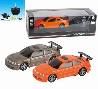 1:24 4FUNCTION R/C CAR W/LIGHT ORANGE/GREY - HP1042791