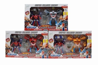 SUPER CHANGE ROBOT W/SOUND & LIGHT 3COLOR INCLUDED BUTTONCELL - HP1042915