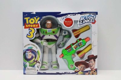 TOY STORY 3 SET W/LIGHT & SOUND & SOFT SHOOTING GUN - HP1043012