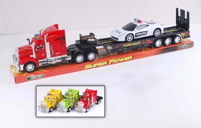 FRICTION TRUCK W/1FRICTION POLICE CAR - HP1043297
