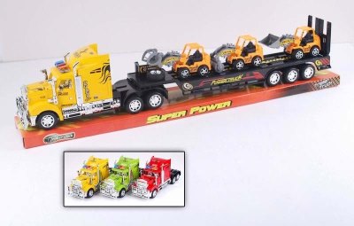 FRICTION TRUCK W/3 CONSTRUCTION CAR - HP1043299
