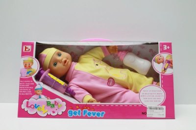ILL FEVER DOLL(CRY/LAUGH/LIGHT/SHAKE)NOT INCLUDED BATTERY - HP1043548