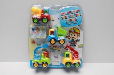 FRICTION CONSTRUCTION CAR 4ASST  - HP1043605