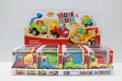 FRICTION CONSTRUCTION CAR 6ASST 12PCS/DISPLAY BOX - HP1043607