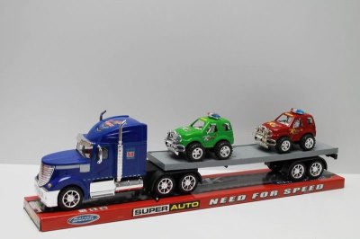 FRICTION CAR W/2 FREE WAY CAR RED/BLUE - HP1043685