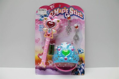 2PCS MAGIC STICK W/FLASH & MUSIC INCLUDED BATTERIES - HP1043779