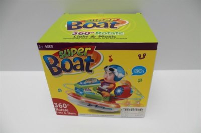 B/O CARTOON YACHT W/LIGHT & MUSIC & 360°ROTATE - HP1043811