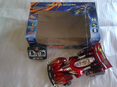 4FUNCTION R/C CAR W/LIGHT RED/BLUE - HP1043953