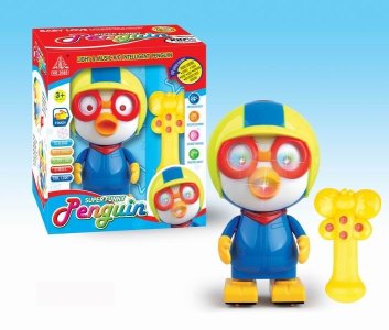 INFRARED R/C PENGUIN TELLING STORY,W/MUSIC & LIGHT,TOUCH FUNCTION - HP1044386