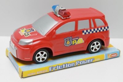 FRICTION POLICE CAR  RED/WHITE - HP1044415