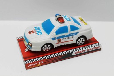 FRICTION POLICE CAR BLACK/WHITE (RUSSIAN VERSION)  - HP1044675