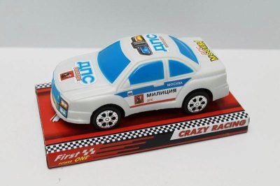 FRICTION POLICE CAR BLACK/WHITE (RUSSIAN VERSION)  - HP1044676