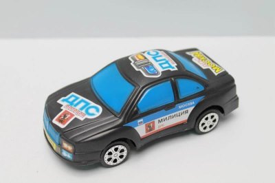FRICTION POLICE CAR BLACK/WHITE (RUSSIAN VERSION)  - HP1044677