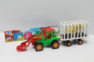 FRICTION FARMER CAR W/ANIMAL  2ASST - HP1044690
