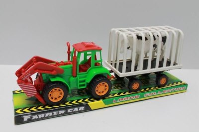 FRICTION FARMER CAR W/ANIMAL  2ASST - HP1044696