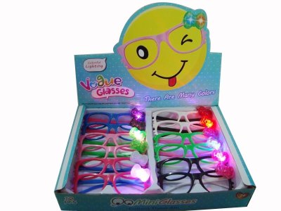 GLASSES W/LIGHT 12PCS DISPLAY BOX - HP1044842