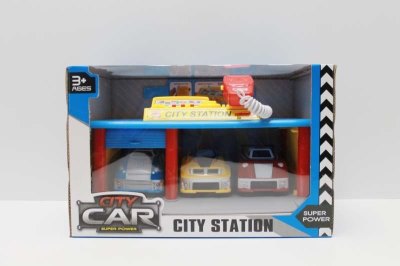 B/O CAR GARAGE W/LIGHT & RECORD - HP1044969