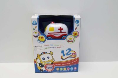 B/O CARTOON RAIL CAR W/LIGHT & MUSIC 2ASST - HP1045012