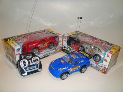 4FUNCTION R/C CAR W/LIGHT RED/BLUE/SILVER - HP1045131