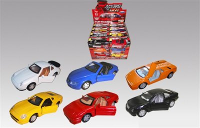 1:36 PULL BACK DIE CAST CAR 24PCS - HP1045300