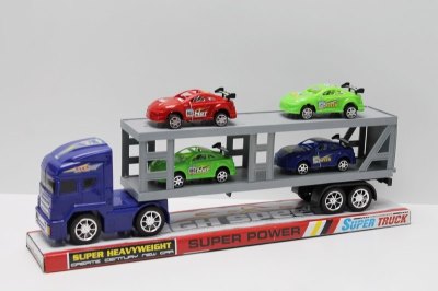 FRICTION TRUCK W/4 FREE WAY CAR RED/BLUE - HP1045770