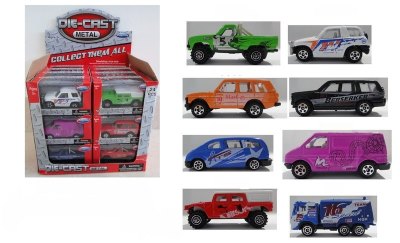 1:64 FREE WAY DIE CAST CAR 8ASST，24PCS/DISPLAY BOX - HP1045827